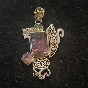 Bali pendant Mystic Topaz .925